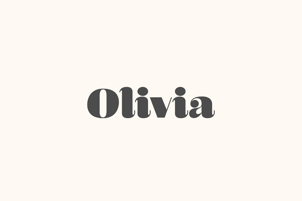 Olivia Font preview